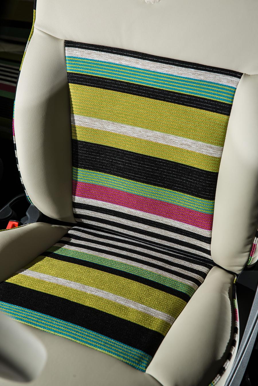 Детали интерьера Fiat 500C Missoni by Garage Italia Customs (312) 2017 года  (фото 14 из 20)